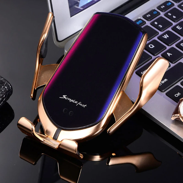 Wireless Charging Holder Gold