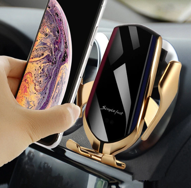 Wireless Charging Holder used in a car